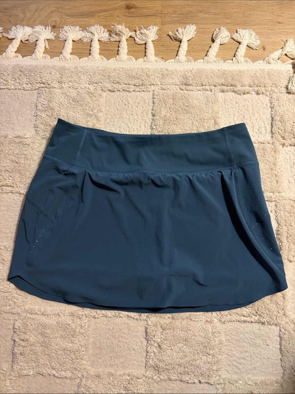 Athleta Run With It Skort 14 Inches- Navy Blue